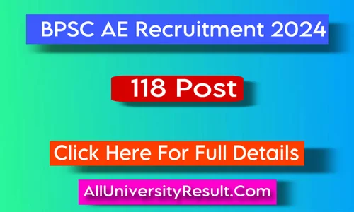 BPSC AE Recruitment 2024