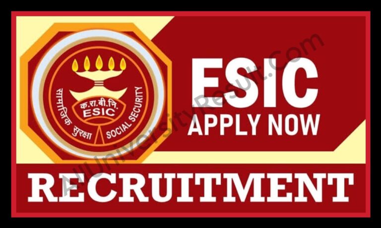 esic rajasthan recruitment 2024