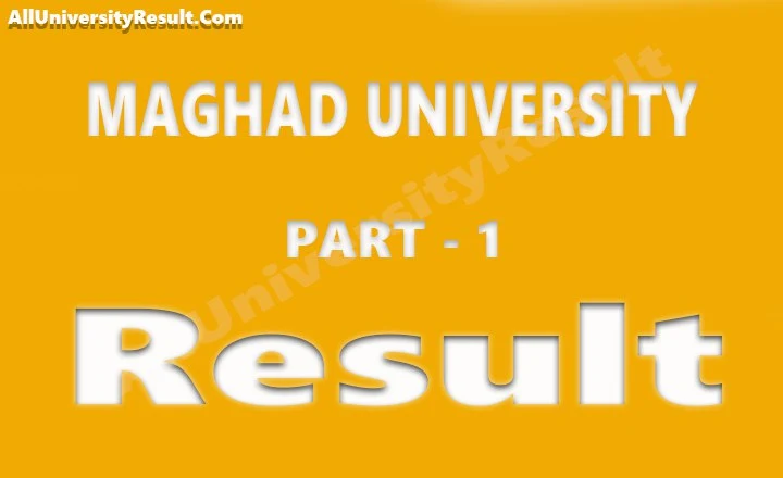 Magadh University Part 1 Result